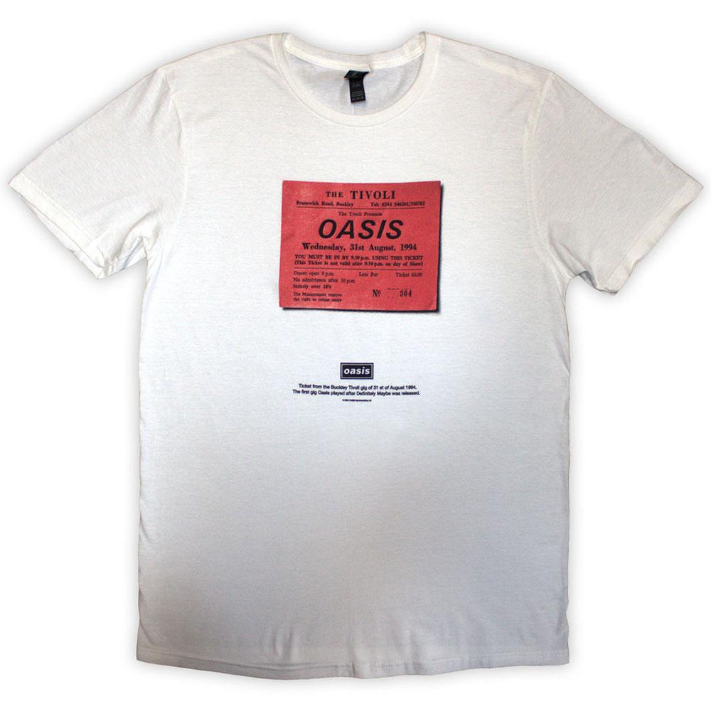 Oasis Unisex Adult Definitely Maybe Ticket Stub T-Shirt