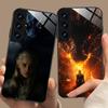 Стеклянный чехол для мобильного телефона «Королева Драконов» для Samsung Galaxy S26 S25 S24 S23 S22 S21 S20 Note20 Plus FE Ultra Цветной чехол