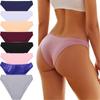 Cotton Panties Comfortable Underwear Solid Color Briefs Plus Size Female Underpant Panty Lingerie Soild Color M-XXL