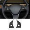 Накладка на кнопку руля из углеродного волокна для Tesla Model Y/3 17-22