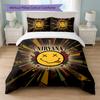 Nirvana Print 3Pcs Bedding Set Duvet Cover With Two Pillowcases Soft Bed Linen For Household Bedroom
