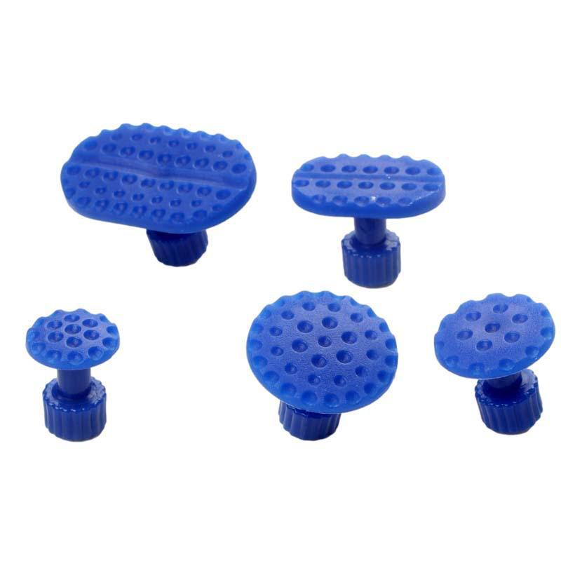 Набор инструментов для ремонта вмятин на автомобиле с экстрактором-присоской и 18 прокладками для устранения повреждений листового металла и града.