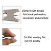 Multifunctional Stainless Steel Fishing Line Cutter Hook Eye Cleaner Outdoor Fishing Accessories
