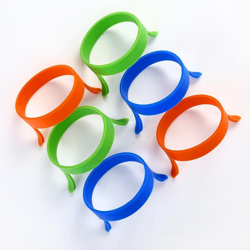 2Pcs Creative Round Silicone Breakfast Fried Egg Molds Poacher Frier Pancake Ring Mould Tool Kitchen Accessiories 2