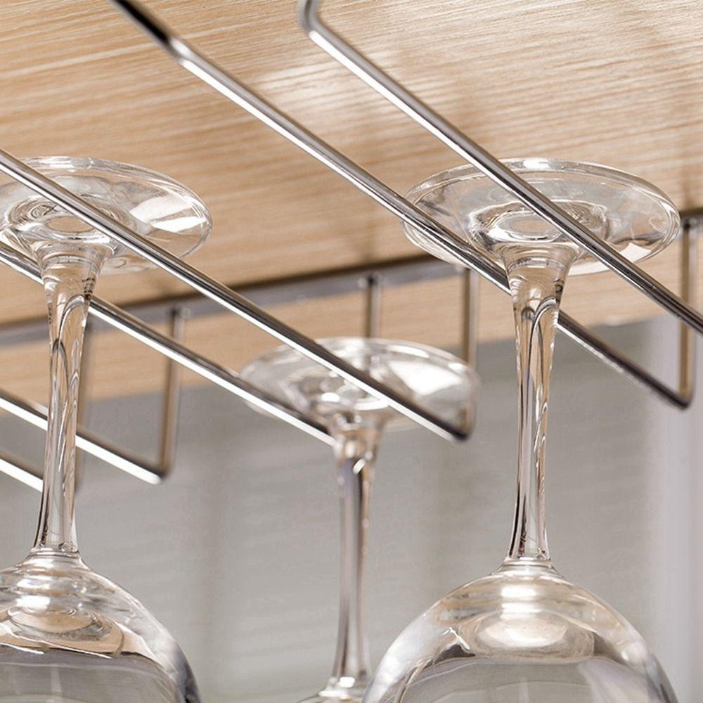 Bar Accessories High Glass Rack Wall Hanging Wine Glass Rack Goblet Holder Glass Holder Wine Rack