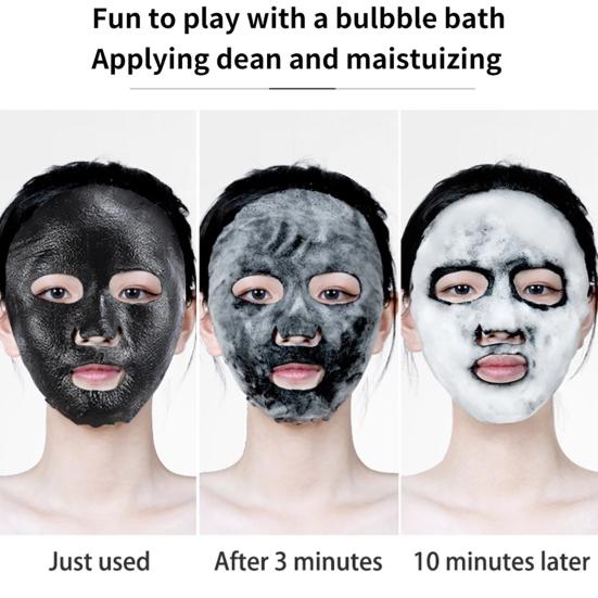 25 г Маска Легко очищаемая увлажняющая портативная антивозрастная пузырьковая маска для лица