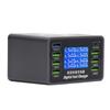 Цифровое зарядное устройство USB 50 Вт, 8 портов QC3.0 PD, быстрая зарядка, несколько зарядных станций USB 100?Вилка 240 В, США