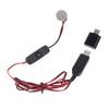USB Power Cord with Switches+USB C Adapter Reliable Power Wire for Watch Toy Remote Calculator Replace CR2032 3V Batter-y