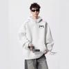 Loose Fit Devil Graphic Hoodie Men - Casual Streetwear Black Gray