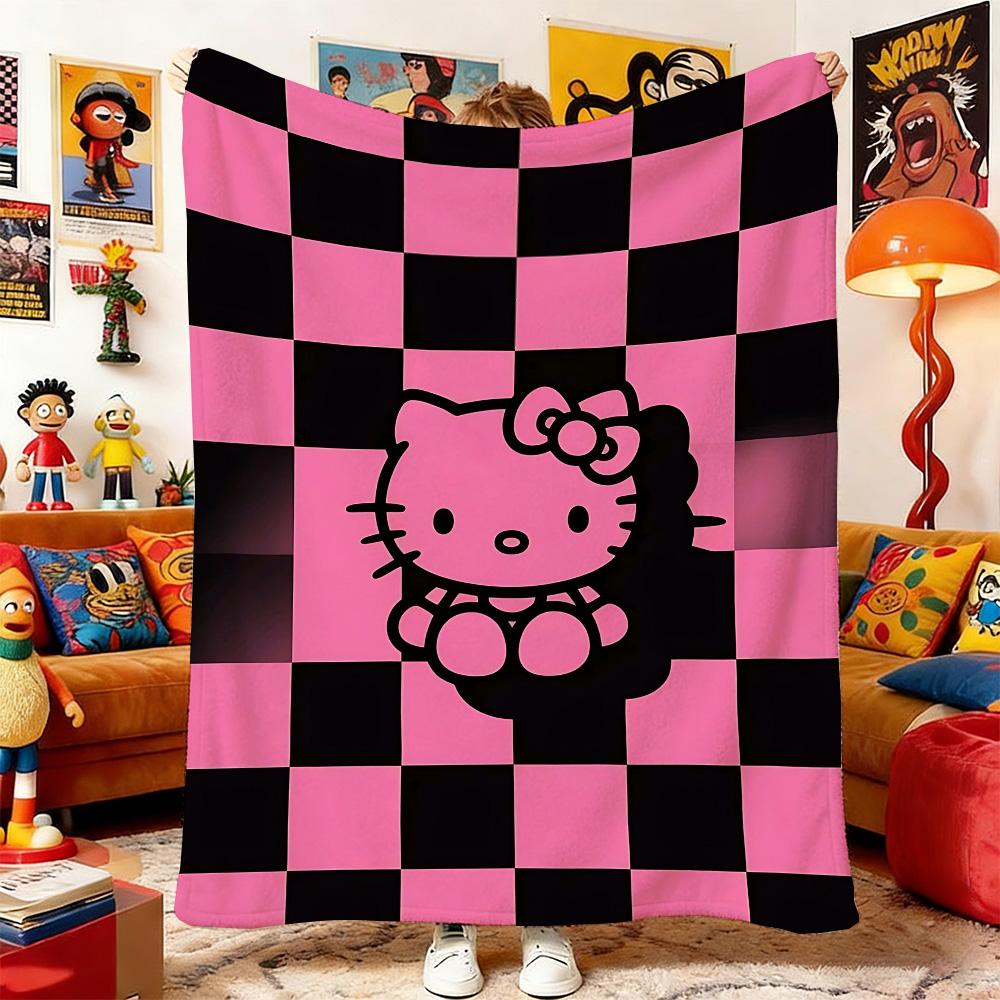 H-Hello K-Kitty Одеяла для двуспальной кровати Покрывала для кроватей Плед для дивана Дом и Декор Покрывало для походной кровати На колени Покрывала для диванов Пикник