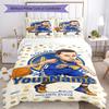 Curry Customize Your Name Bedding Set Breathable Duvet Cover With Pillowcases Decorative Bed Linen For Bedroom Home Decoration Birthday Gift