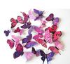New Gossip Girl Same 12Pcs/Set 3D Butterfly Wall Stickers Living Room Butterflies Decors For Home Fridge Decoration