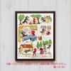 Olympus Embroidery Kit Cross Stitch Nostalgic Story Design by Nitka Little Red Riding Hood 7583 Is Sold Frame W-59 Separately.
