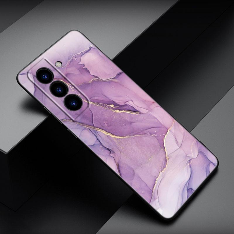 Винтажный мраморный чехол для телефона Samsung Galaxy S22 Pro S21 S20 FE Ultra S10 Lite S10 S10E S9 S8 Plus, мягкий черный чехол из ТПУ