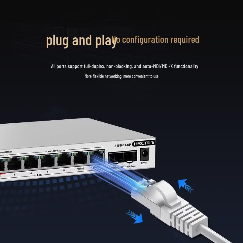 H3C S1510FX-UP 2.5G PoE Switch
