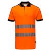 Portwest Мужская рубашка-поло высокой видимости PW3