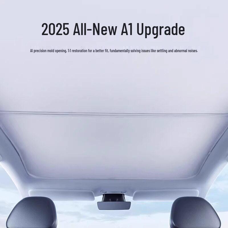 Совместимый солнцезащитный козырек для Tesla Model Y/3/YL: Теплоизоляция люка, лобового и заднего стекол.