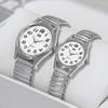Мужские Женские Бизнес Часы Парные Часы Набор Романтический Богемный Стиль Эластичный Ремешок Кварцевые Часы Набор (Коробка в комплект не входит)