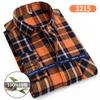 100% Pure Cotton Flannel Soft Regular-fit Long Sleeve Brushed Shirt Single Pocket Comfortable Casual Thick Plaid Shirts S-11XL