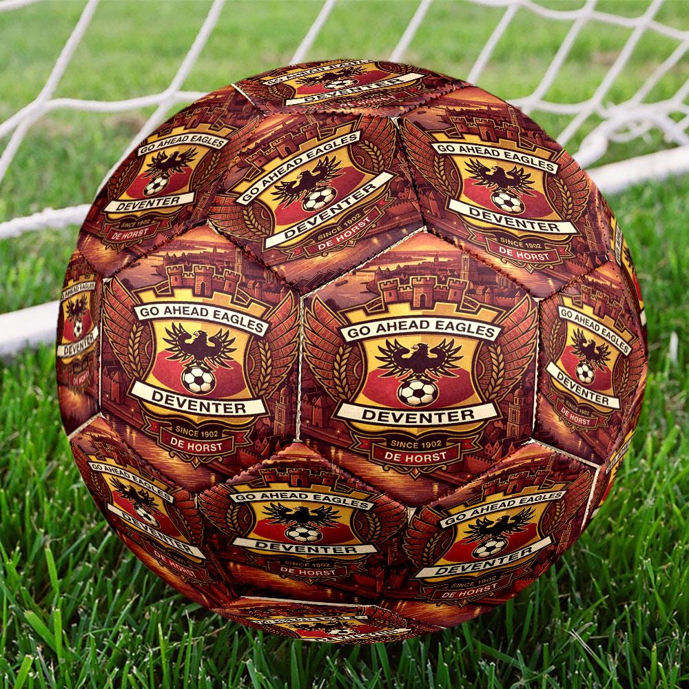Мяч для футбола Go Ahead Eagles, размер 5, стандартный матч для спортивной игры и тренировок команды, идеальный подарок для футбольных фанатов