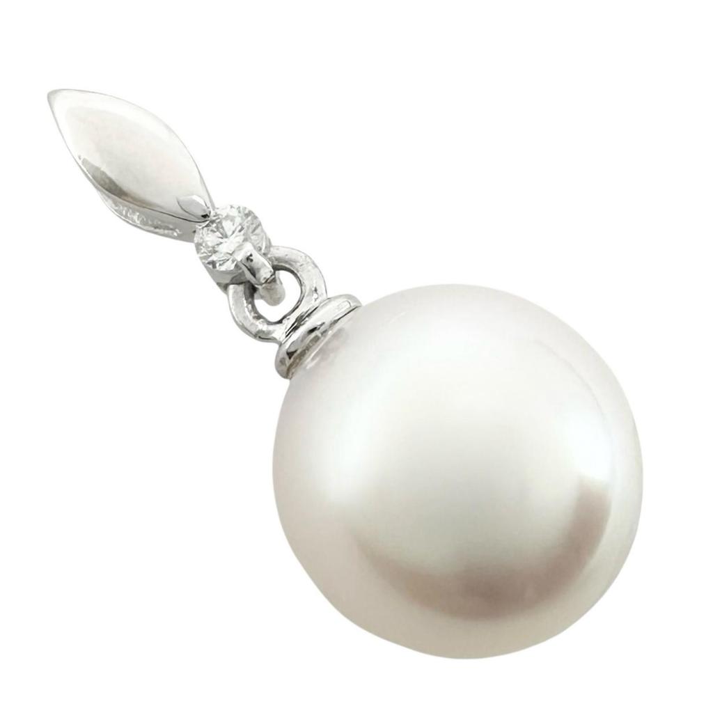 Pendant top Silver Women Pearl used