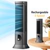 Ew настенный вентилятор кондиционера 1200 мАч 3 скорости регулируемый вертикальный без сверления циркуляционный вентилятор для дома тихий башенный вентилятор