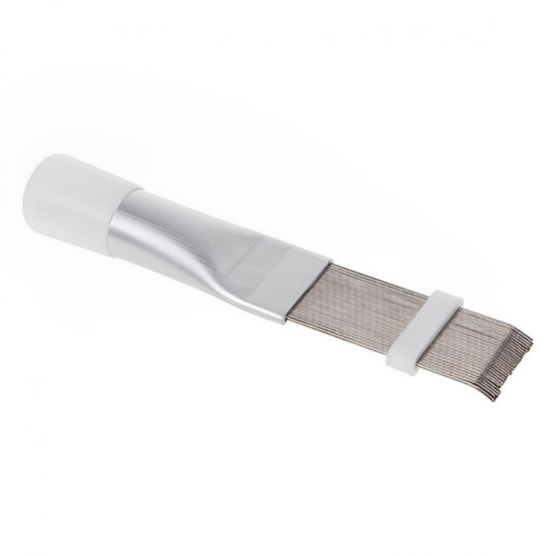 Air Conditioning Fin Comb Stainless Steel Warped Plate Air Conditioning Cleaner and Brush Condenser Radiator Maintenance Cleaning Tool Set