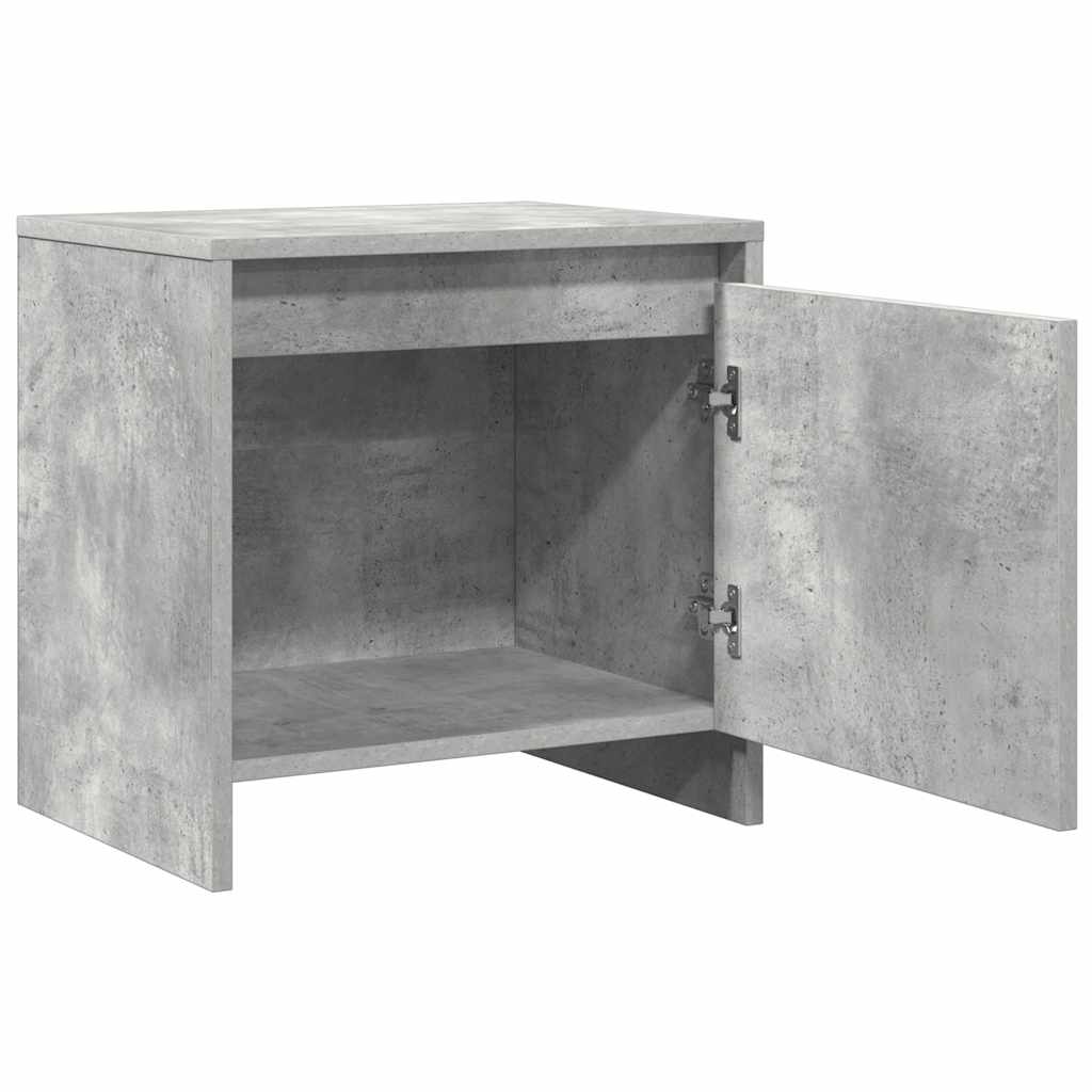 Vidaxl Szafki Nocne, 2 Szt., Szarość Betonu, 45X34X44,5 Cm