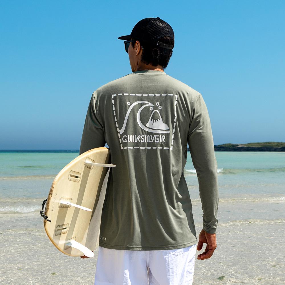 Мужская свободная рашгард QUIKSILVER Mt1078Gqs