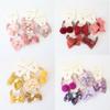 Small Plush Ball Kids Girls Elastic Rubber Band Hair Rope Hair Ties Bowknot Gum Flower Headdress