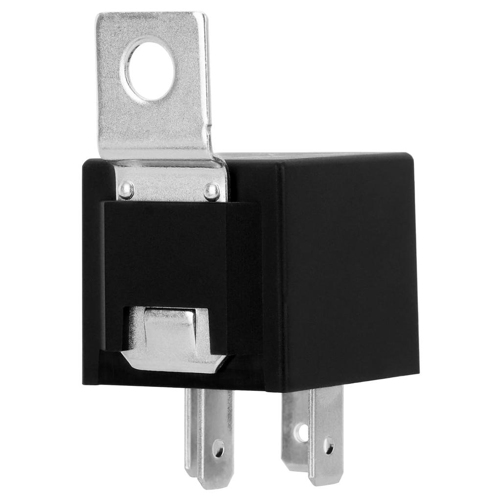2 Pack JD1912 Car Relay, 12V 40A, 4 P SPST, Automotive Switches And Starters, Waterproof Relay For Boat Tractor Truck Motorcycle (2)