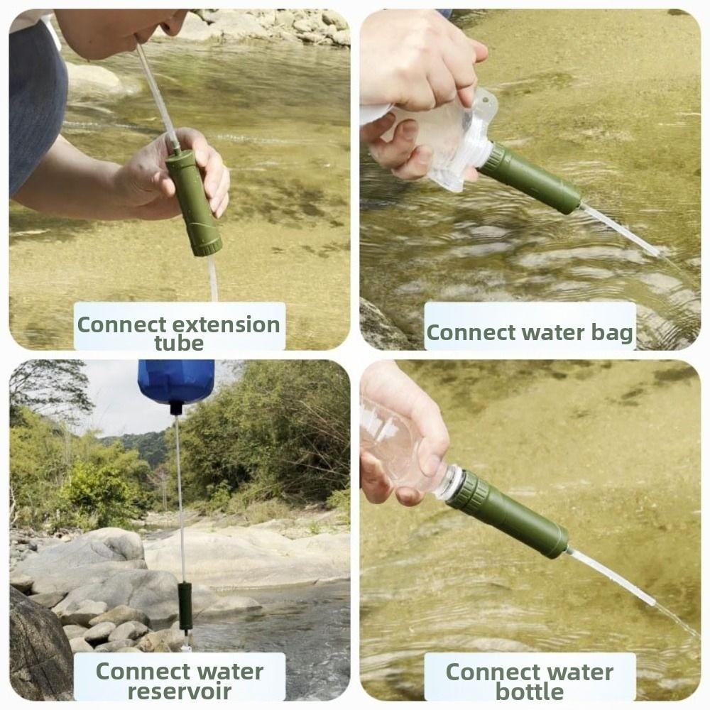 Purification Outdoor Mini Water Filter ABS Outdoor Water Purifier Straw Water Purifier Emergency