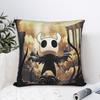 Hollow Knight Инди Игры Квадратная Наволочка Подушка-подушка для Action Adventure Новинка Декор на Молнии Наволочка для Автомобиля 18x18