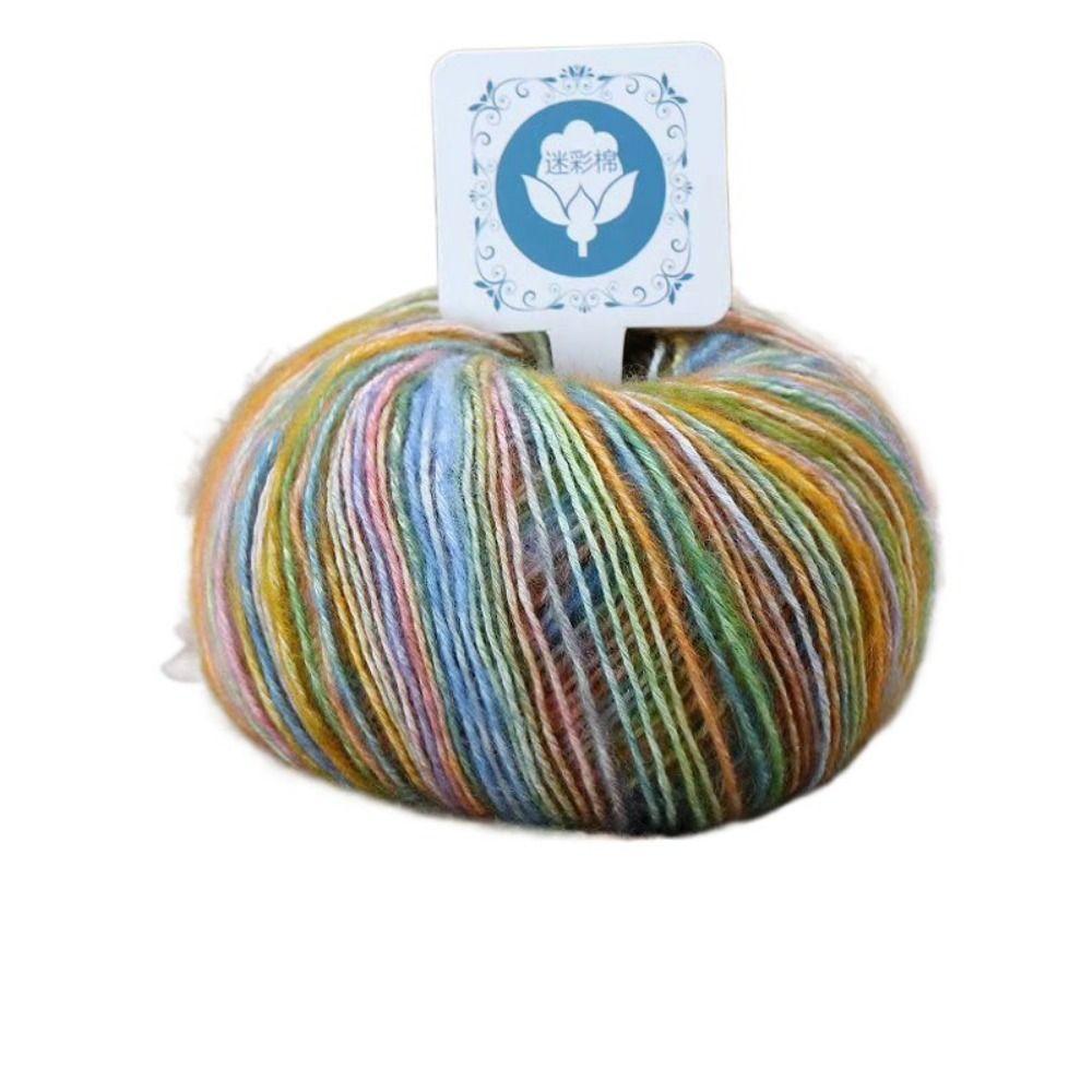 Супермягкая пряжа для вязания из шерсти, разноцветная пряжа для ручного вязания, многоцелевая удобная пряжа для вязания крючком