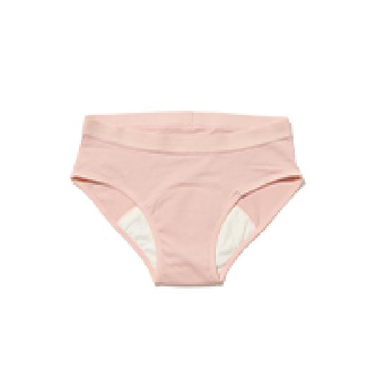 [Сертификация Министерства по безопасности пищевых продуктов и лекарственных средств] Органические менструальные трусы CyClean Hip Hugger Абрикос/Черный