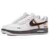 Nike Nike Air Force 1 Ударопрочные Быстросохнущие Низкие Кеды для Скейтборда Унисекс Белые Коричневые CW2288-111(КомандаH-S-BOX)
