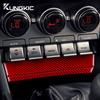 Real Soft Carbon Fiber Interior Trim For Subaru BRZ Toyota GR86 2025 2025 2025 2025 AC Button Decor Stickers Accessories