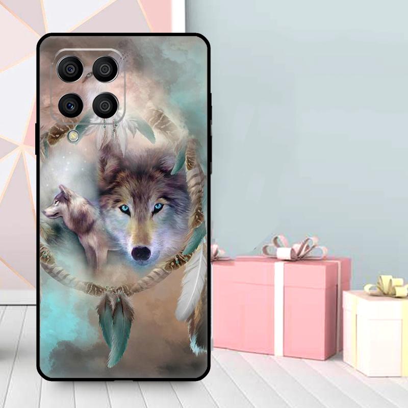 Чехол Животное Волк Воющий для Samsung Galaxy M16 M31 M21 M13 M33 M53 M15 M35 M55 M36 M56 M12 M32 M52 M14 M34 M54