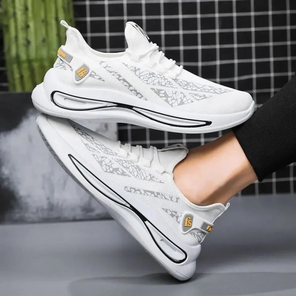 Mens Shoes Slip On Breathable Casual Sneakers Athletic Outdoor Sport Running Shoes Comfortable Walking Training Tennis Shoes
