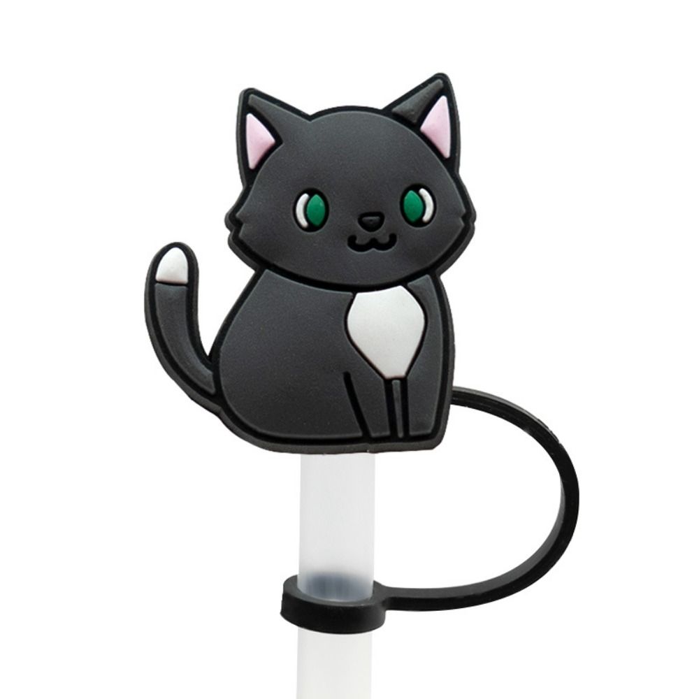 Silicone Straw Cover Cap Dustproof Straw Tips Party Supplies Straw Topper  Splash Proof