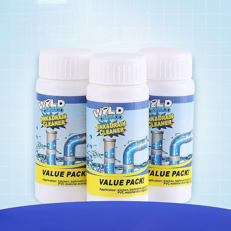 Wild Tornado Мощное средство для очистки раковин и канализации Высокоэффективное средство для удаления засоров