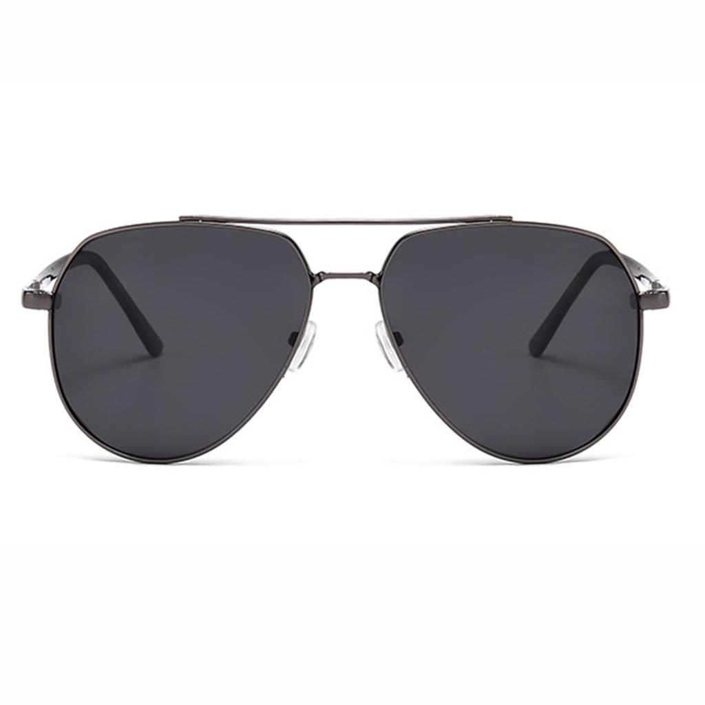 Sunglasses New Men's Glasses Metal Double-Beam Blue Glasses Black Sunglasses Female