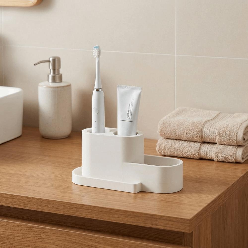 Multi-Purpose Toothbrush Holder Detachable Storage Rack Toothbrush Toothpaste Rack Bathroom