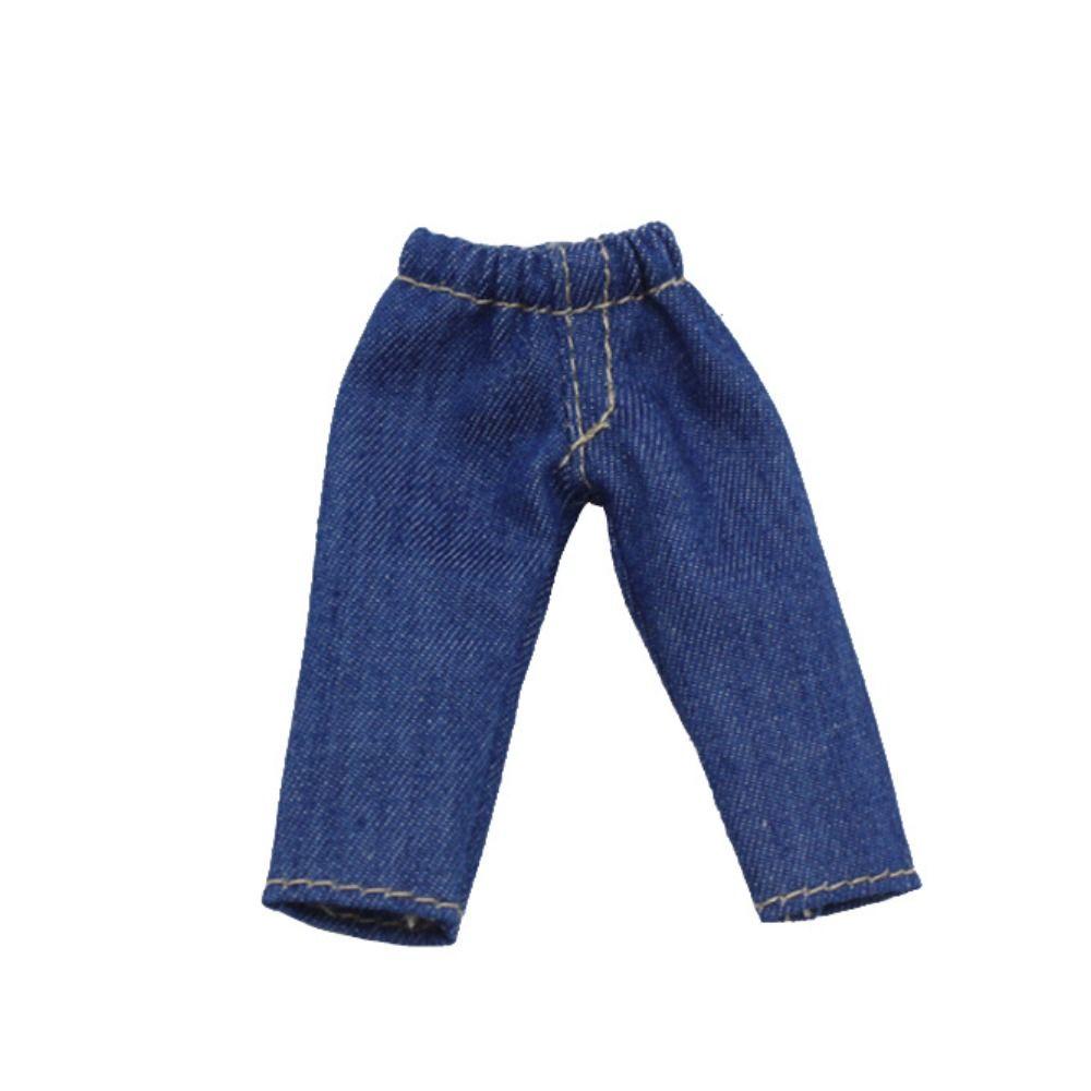 Длинные брюки Кукольная одежда Длинные джинсы Ob11 Повседневные брюки Подарок на день рождения Кукольные джинсы Брюки Детская игрушка