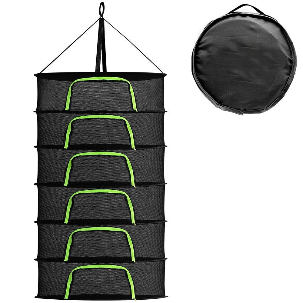 Для растений Подвесная сушилка для бобов с застежкой-молнией Сушильная сетка для трав Подвесная сушилка Сетка для сушки