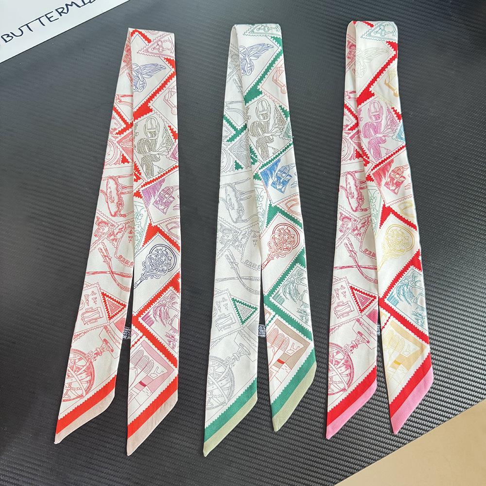 Женская сумка-обертка с твиловой лентой в корейском стиле и шейный платок