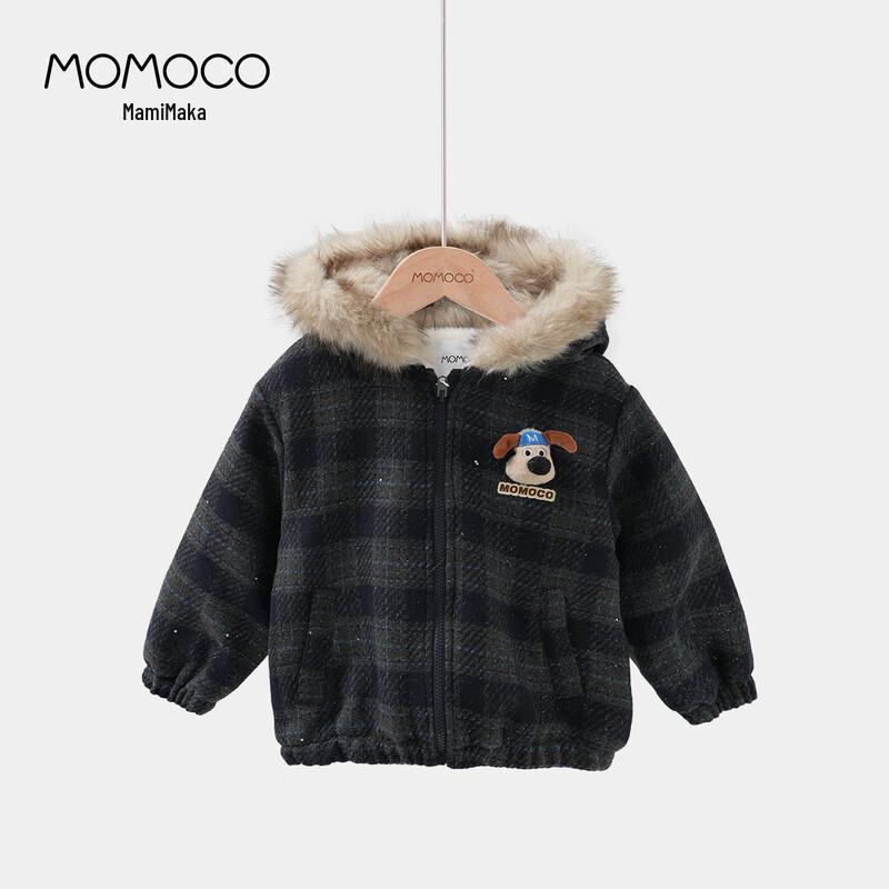 Зимняя хлопковая куртка MOMOCO для мальчиков с флисовой подкладкой