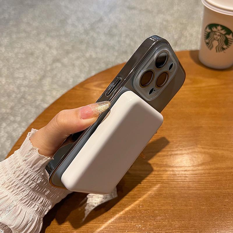 Applicable to iPhone16 electroplated glass thin ring magnetic mobile phone case Apple 15 lens film protective case