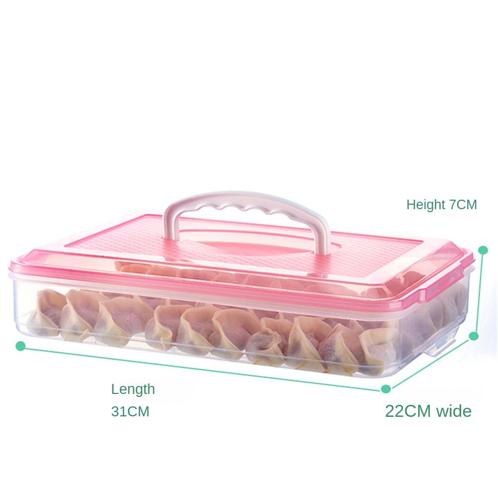 Холодильник Морозильная Коробка 1-3 Слоя Пельмени Пищевой Класс Быстрозамораживаемая Коробка Для Пельменей С Крышкой Коробка Для Сохранения Свежесть