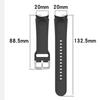 Silicone Bracelet Band 20mm Engraved Strap New Band Strap for Samsung Galaxy Watch 7/FE/6/5/5Pro/4